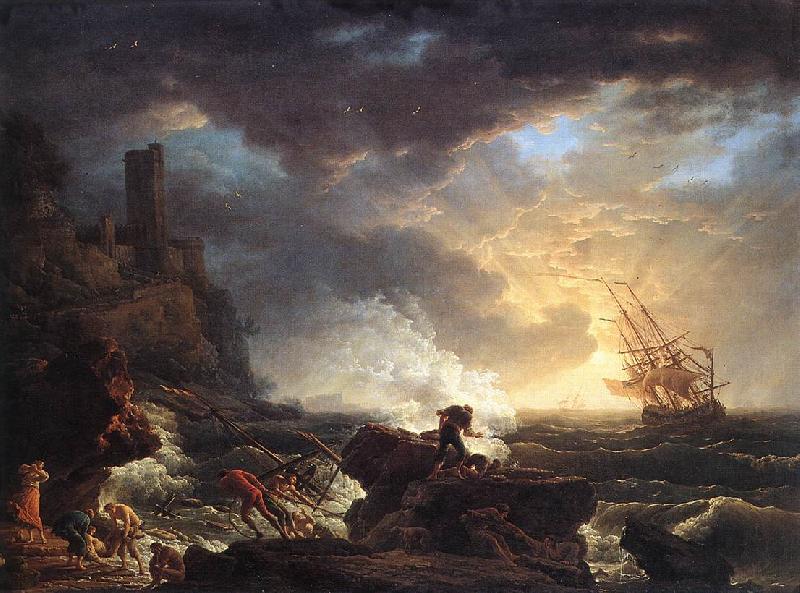 VERNET, Claude-Joseph Shipwreck  wr Germany oil painting art